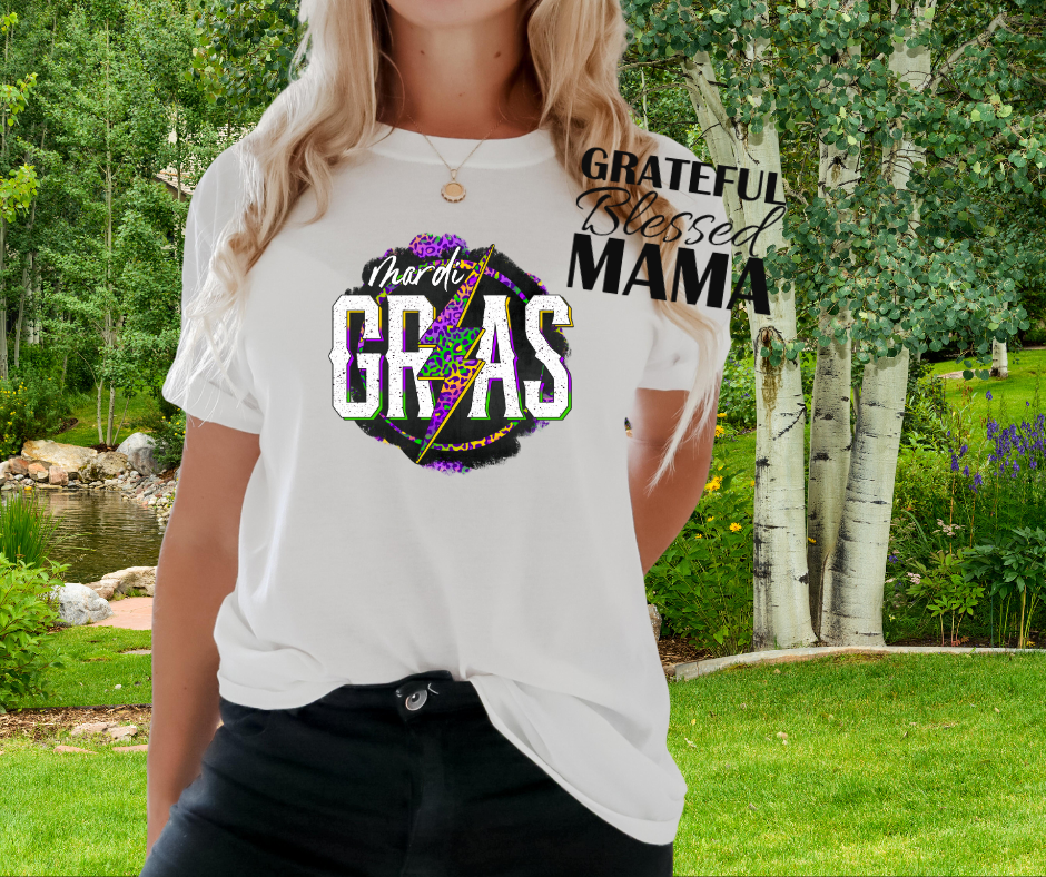 Mardi Gras Lighting Bolt