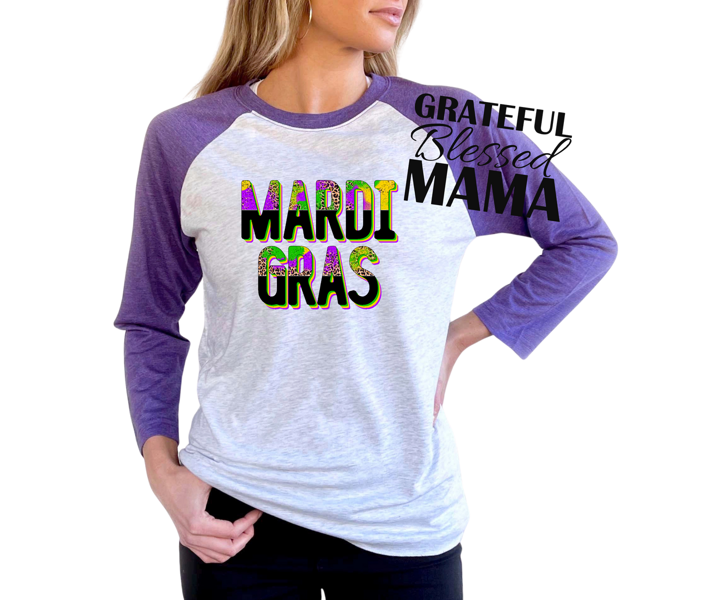 Mardi Gras Leopard Text