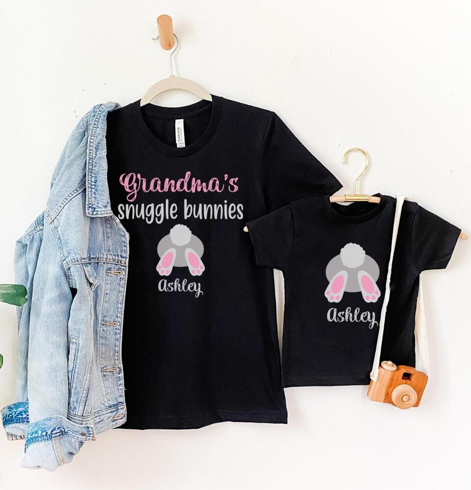 Grandma's Snuggle Bunnies Custom Shirt