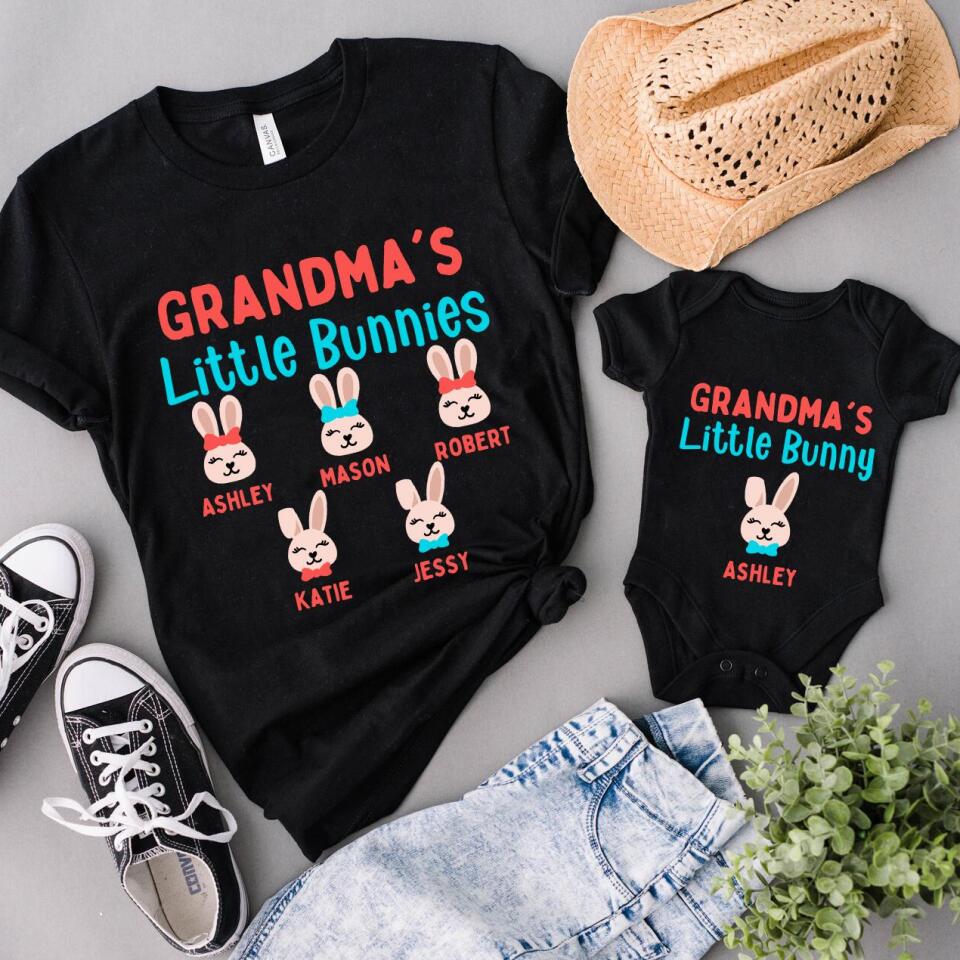 Grandma's Little Bunnies Custom Shirt