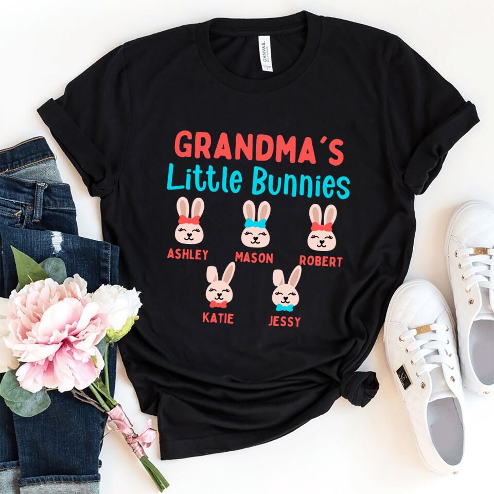 Grandma's Little Bunnies Custom Shirt