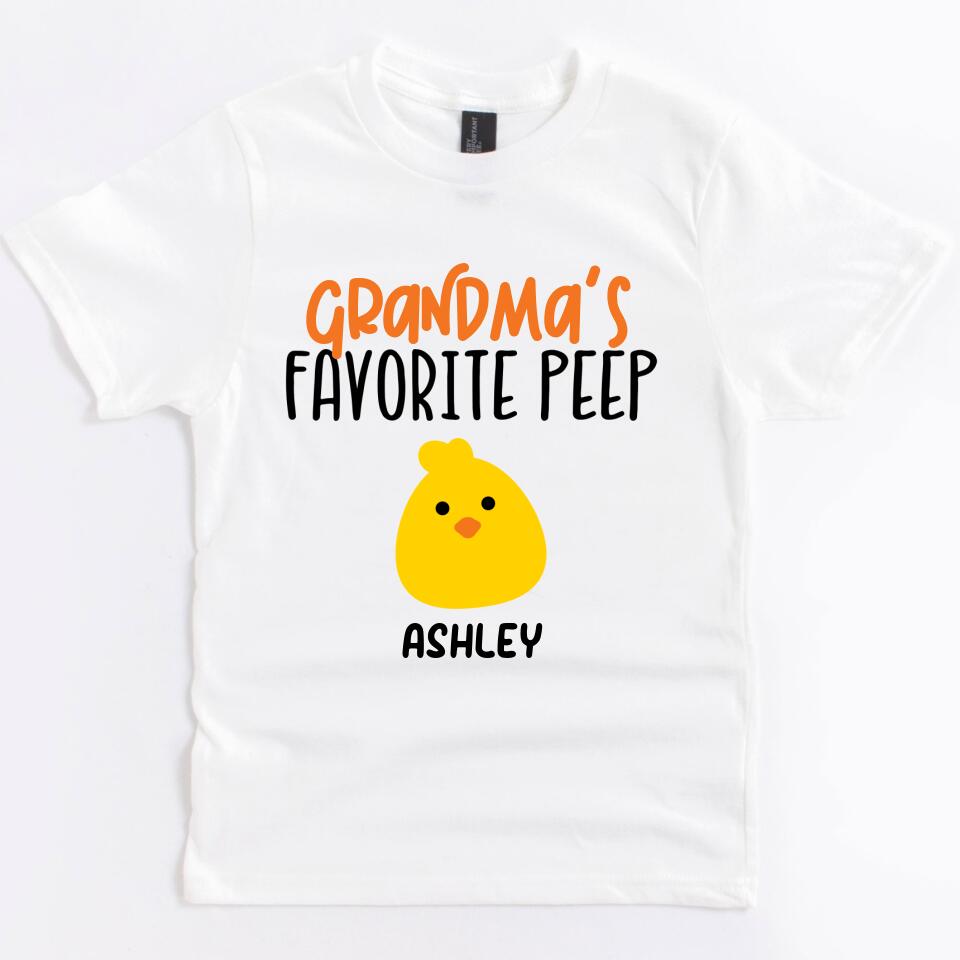 Grandma's Favorite Peeps Custom Shirt