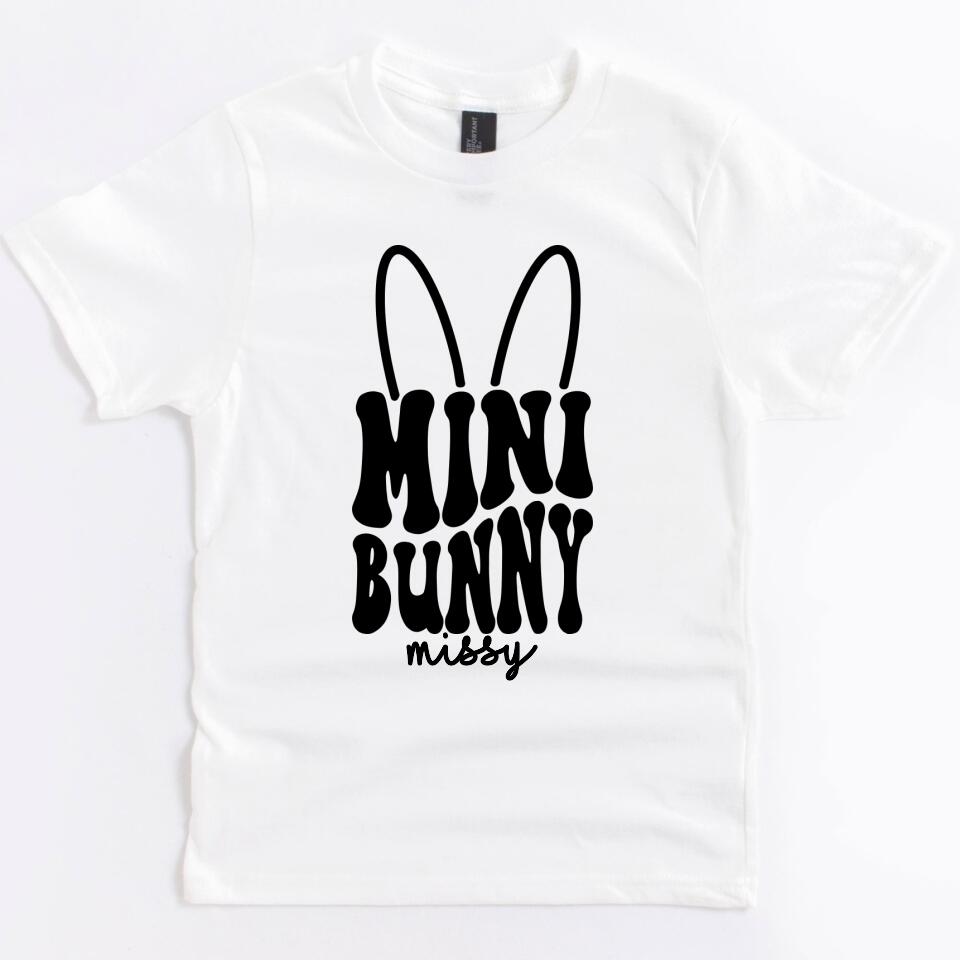 Mama & Mini Bunny Custom Name Shirt