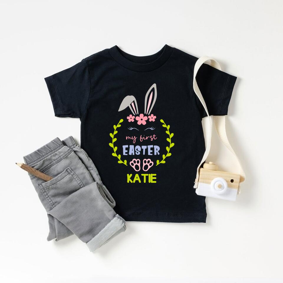 Kids Easter Shirt with Custom Name