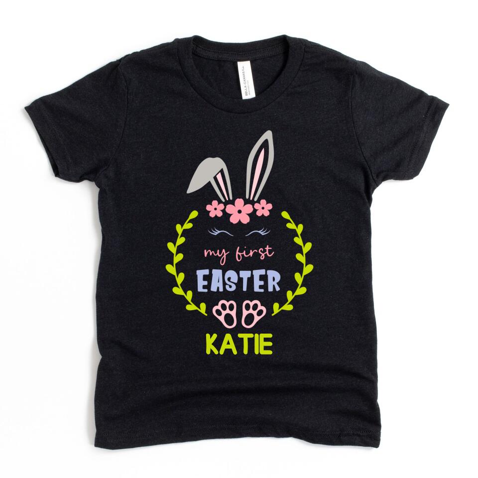 Kids Easter Shirt with Custom Name