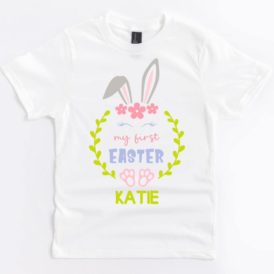 Kids Easter Shirt with Custom Name